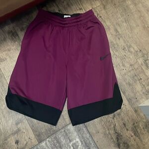 purple Nike shorts size small